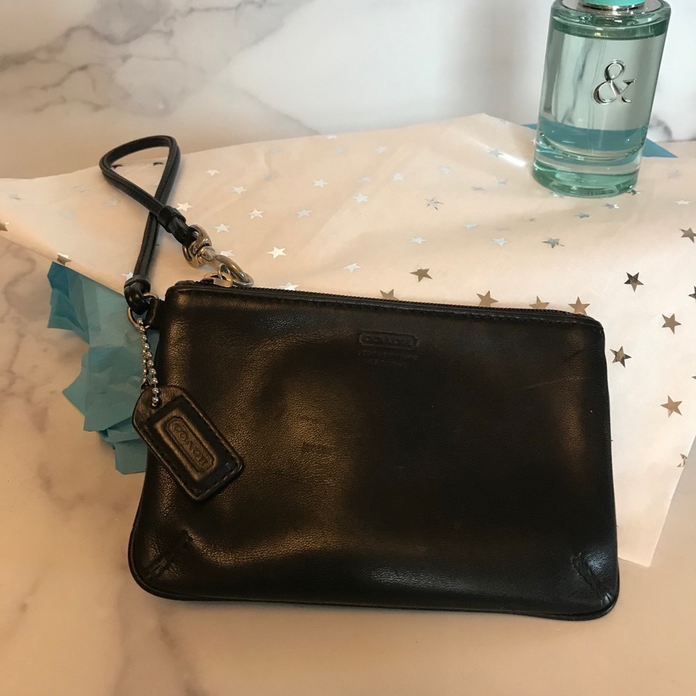 Coach Black Wristlet